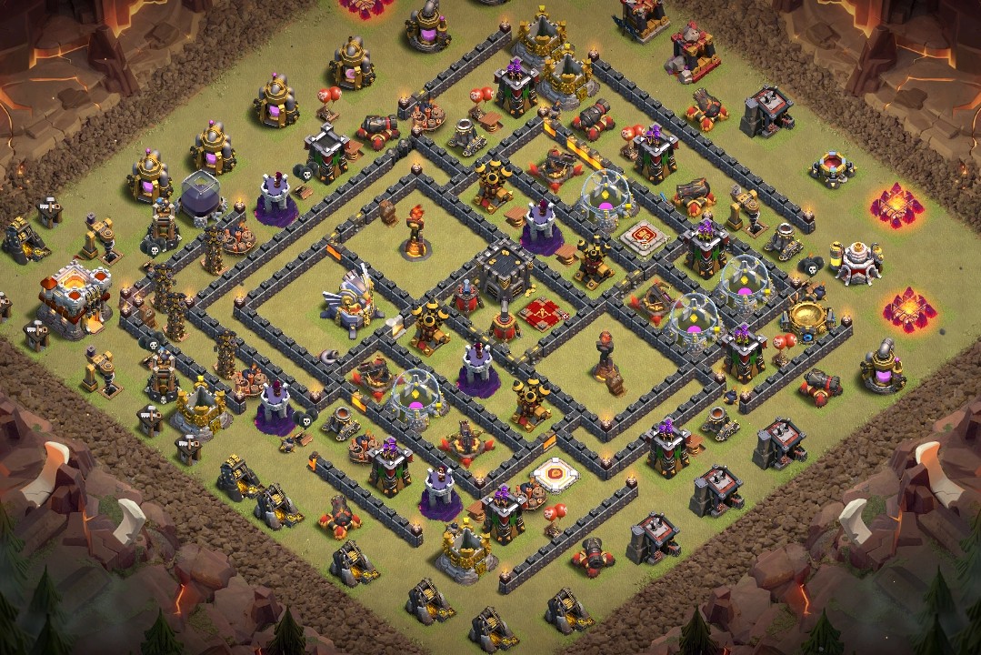 Name - The strong layout of the base at the th 11 town hall clash of clans ...
